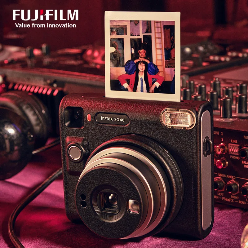 Новое поступление 100% Оригинальная камера Fujifilm Instax SQUARE sq40, гибридная мгновенная фотокамера Fim, цветная камера + набор фотобумаги