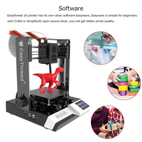 EasyThreed K6 Plus 3D Printer FDM  Desktop Printing Machine 100x100x100mm Print Size Removable Platform for Beginners Comes