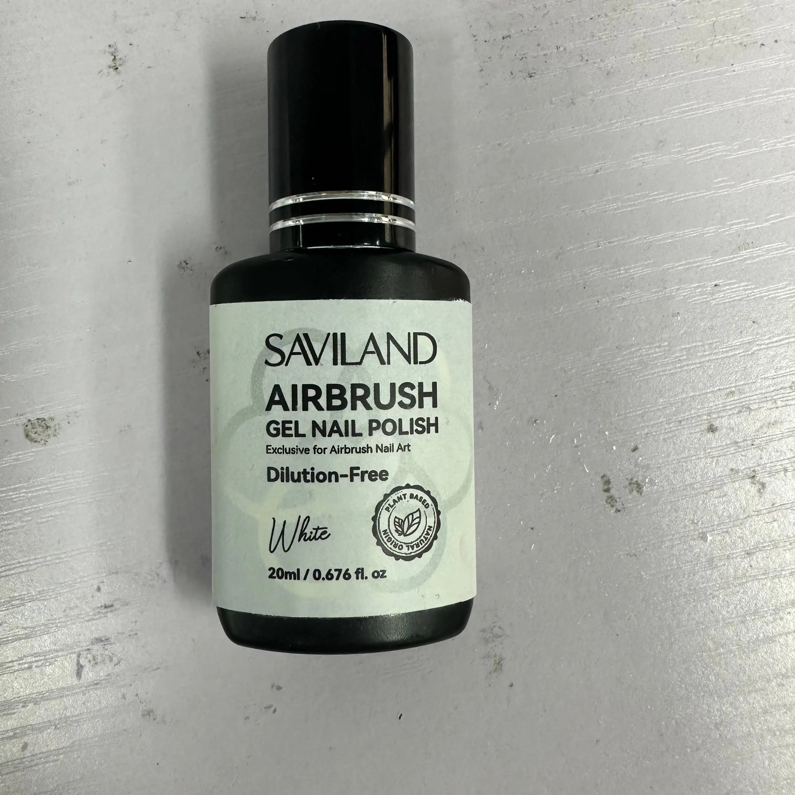 سافيلاند 20 مللي البخاخة هلام طلاء الأظافر خالية من التخفيف أبيض أسود البخاخة طلاء الأظافر للألوان المصطبغة العالية الفرنسية مسمار الفن