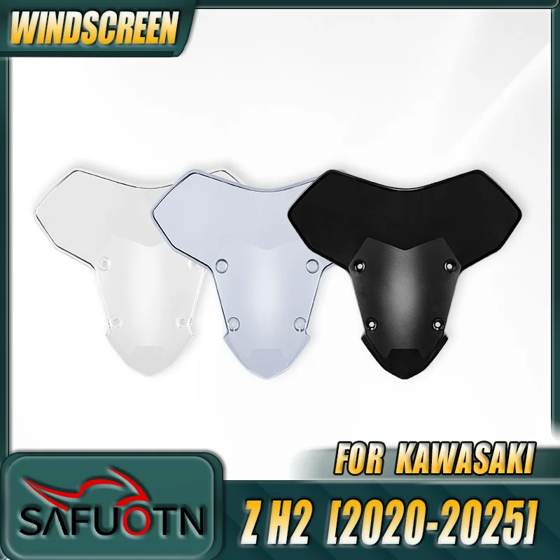 

Motorcycle Windscreen Windshield for Kawasaki Z H2 SE 2020-2025 Air Wind Screen Shield Deflector Accessories