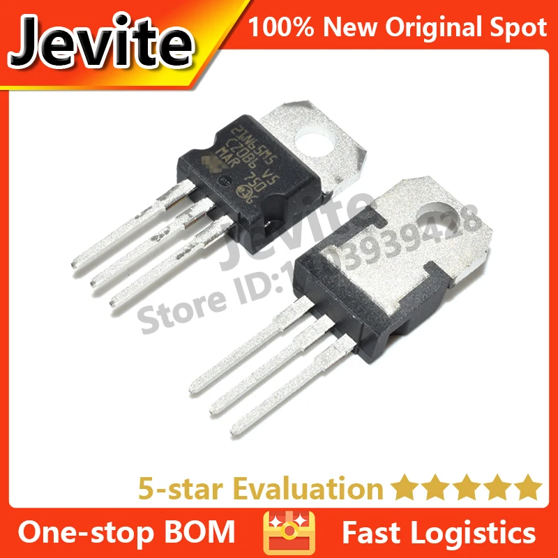 Jevite 100% New Original electronics Controller 10-50 units/lote STP21N65M5 TO-220 650V 17A MOSFET transistor