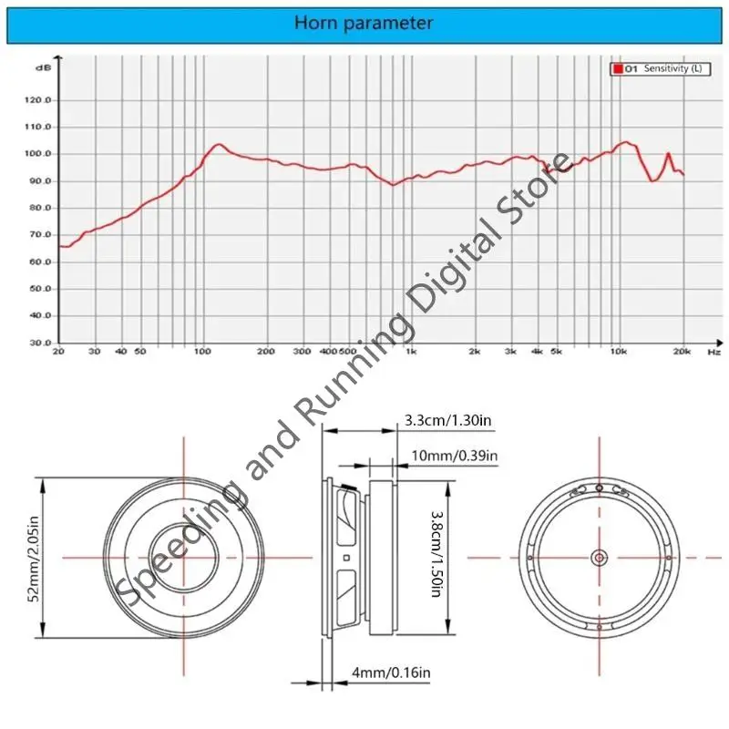 1PC 2 "4Ohm 5W DIY Arduino 및 DIY 스피커 52MM 용 소형 풀 레인지 오디오 스피커 스테레오 우퍼 스피커