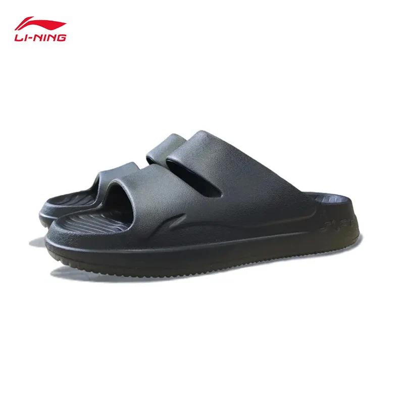 شباشب LI-NING SOFT CLAP للجنسين مريحة وخفيفة الوزن وبطانة مضادة للانزلاق صنادل ناعمة AGAV017
