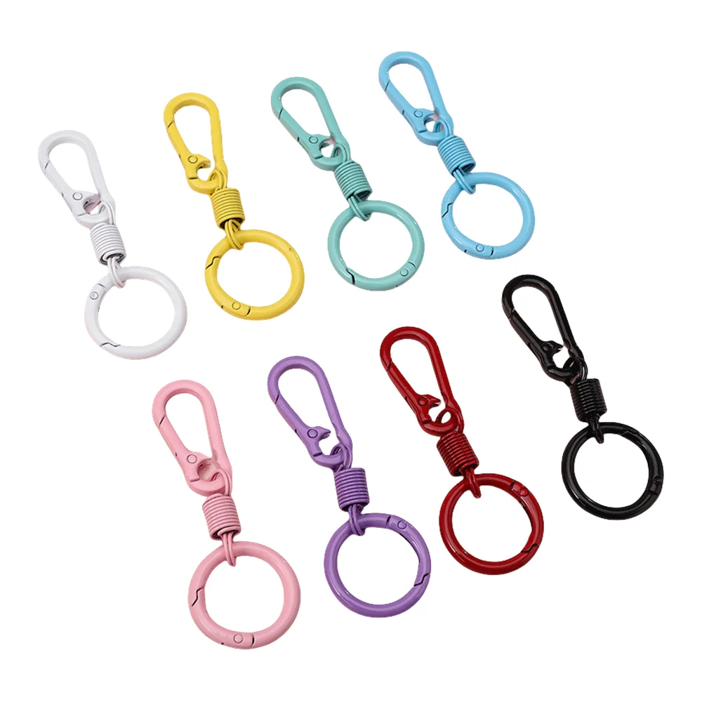 2 Stücke Kawaii Candy Farbe Legierung Snap Karabinerverschluss Haken Schlüsselanhänger Schnalle Halter für DIY Schlüsselanhänger Taschen Geldbörse Anhänger Zubehör – Detail 3