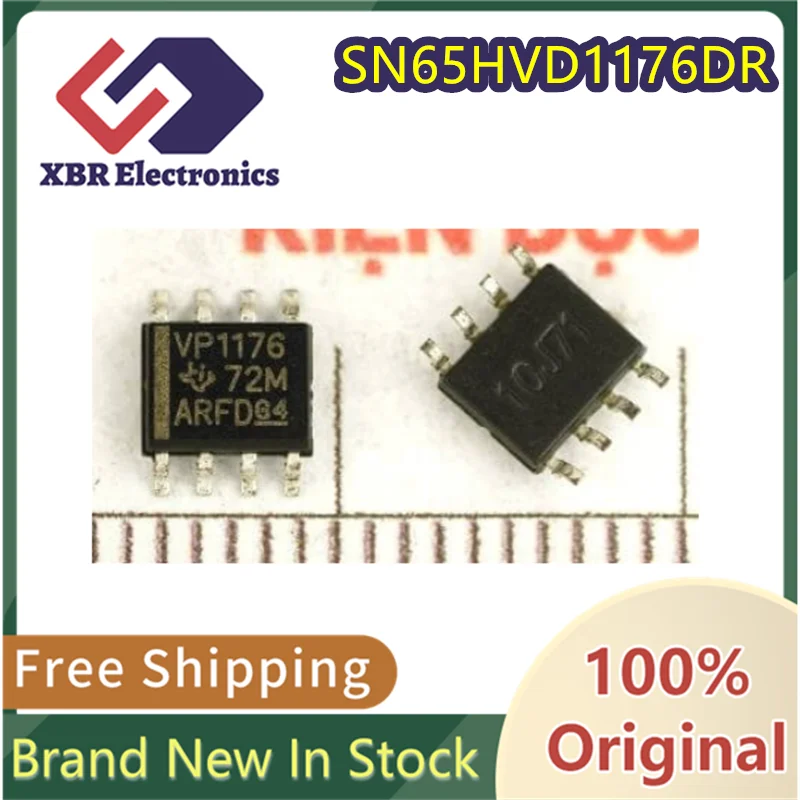 (10/50 Pieces) SN65HVD1176DR SN65HVD1176 Silkscreen VP1176 Line Transceiver IC Chip Package SOP-8 New in Stock
