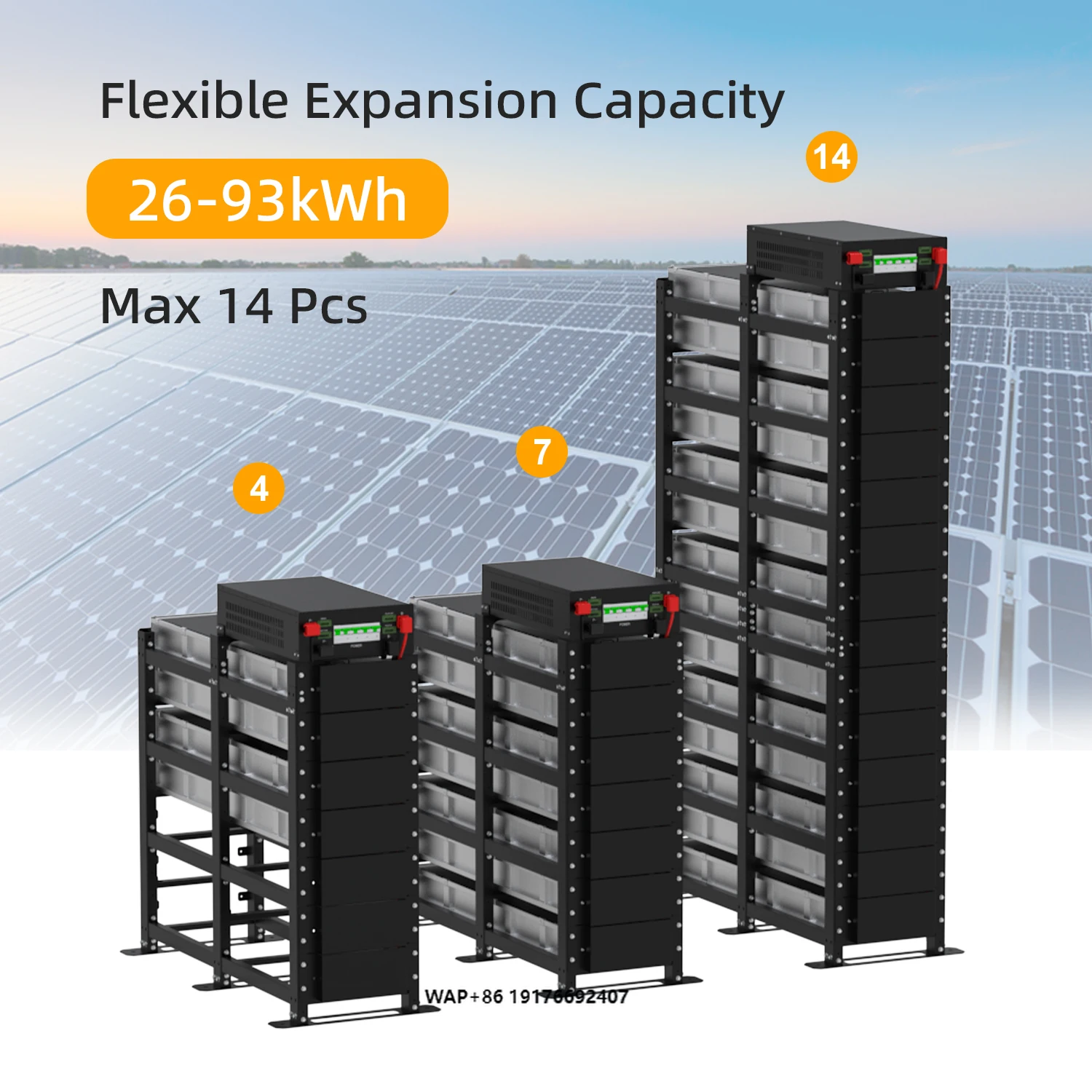 Poland Stock High Capacity 26KWH 46KWH 93KWH 100KWH BYD Blade Stackable Battery 130Ah 358.4V Home Power Station Solar Generator
