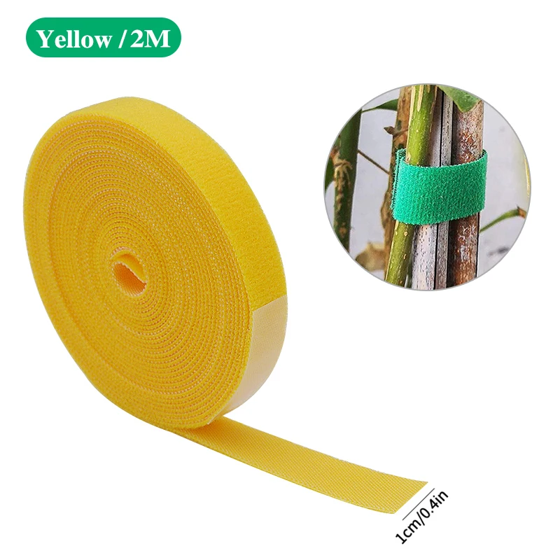 3-rollen groene tuintouw plantenbanden nylon plantenverband tuinhaak lus bamboe rietwikkel ondersteuning tuinaccessoires