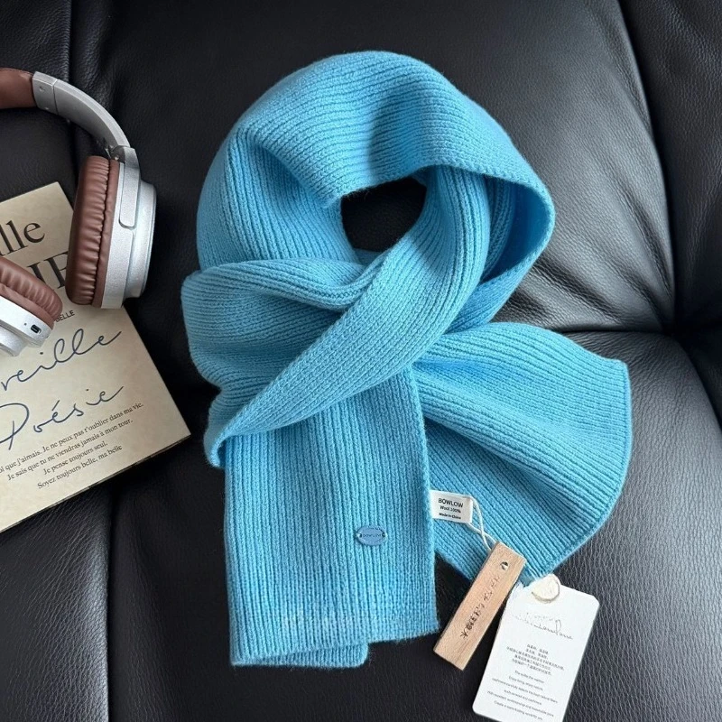 100% قبعات من الصوف الخالص وشاح قفاز مجموعة الشتاء المألوف ومتعددة الاستخدامات الدافئة Skullies Beanies للنساء والرجال