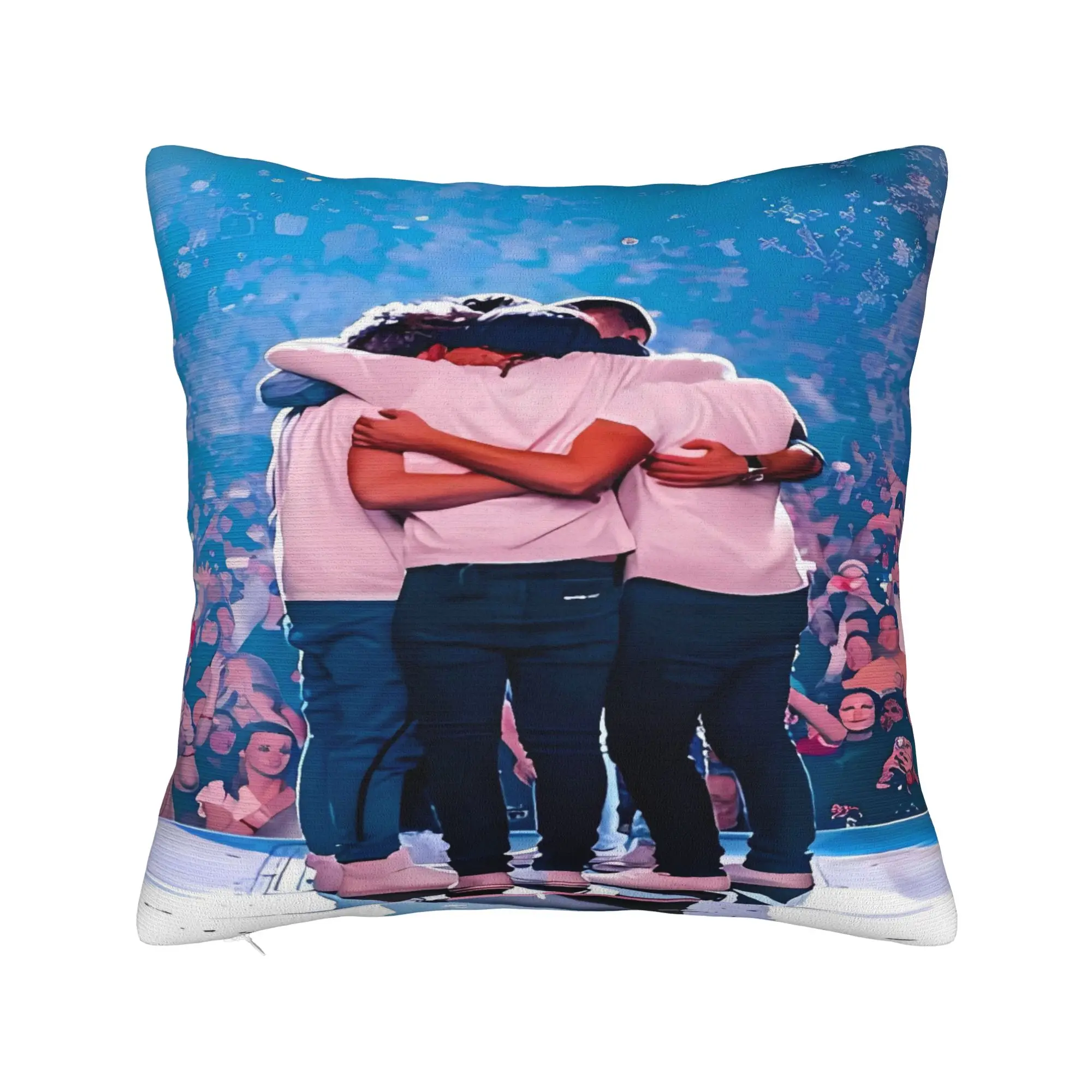 Pillow Case Ones Music and Direction Custom  Pillow Cover For Living Room Chair Retro Trendy Pillowcases
