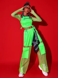 New Design Green Nightclub Dancer Women Performance Costume