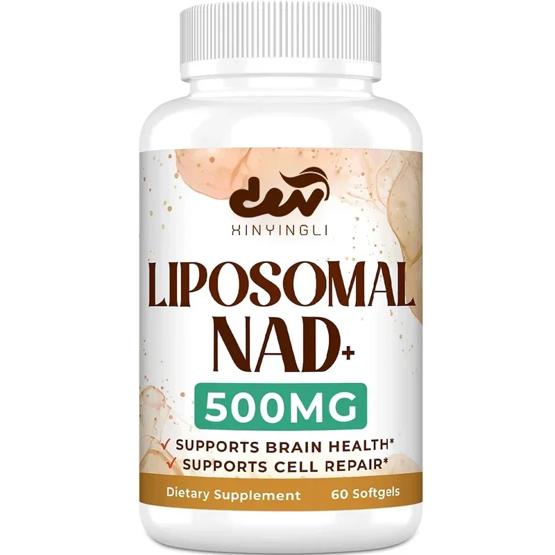 

Liposomal NAD+ 500mg Supplement Boosts Cellular Energy More Efficiently than Nicotinamide Nucleoside for Anti-Aging & Overall He