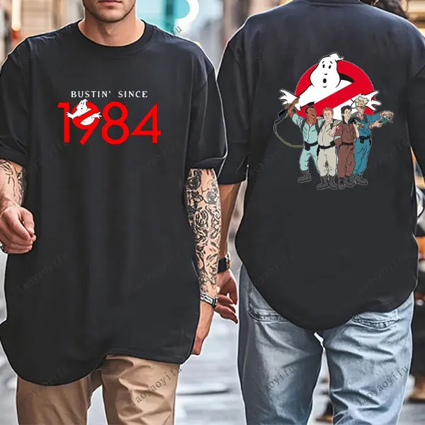 Ghostbusters Vintage Movie T-shirt Retro Ghost Busters Funny Cotton Men T Shirt New Tee Mens Comfortable Personality Tops