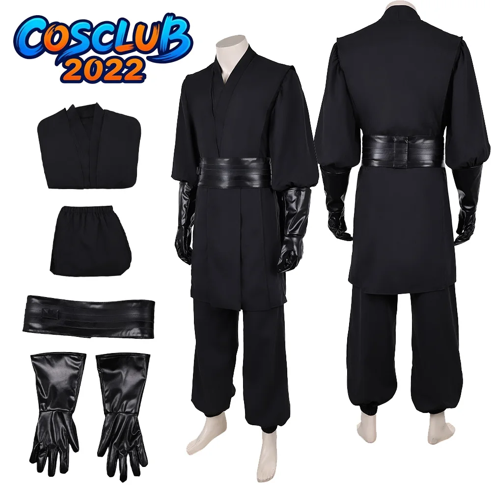 

Knight Maul Cosplay Uniform Costume TV Space Battle Roleplay Disfraz Clothing Tops Pants Belt Halloween Carnival Suit Outfits