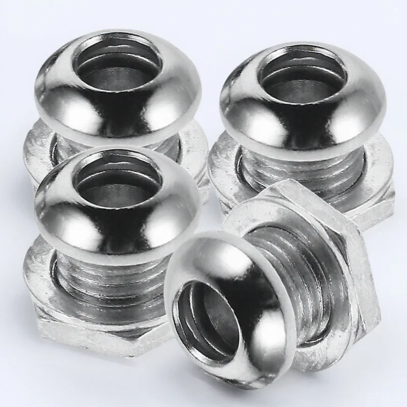 

4Pcs Snare Drum Air Vent Screws Set Gasket Replacement Parts Hardware for Percussion Instruments Snare Drum Vent Screws