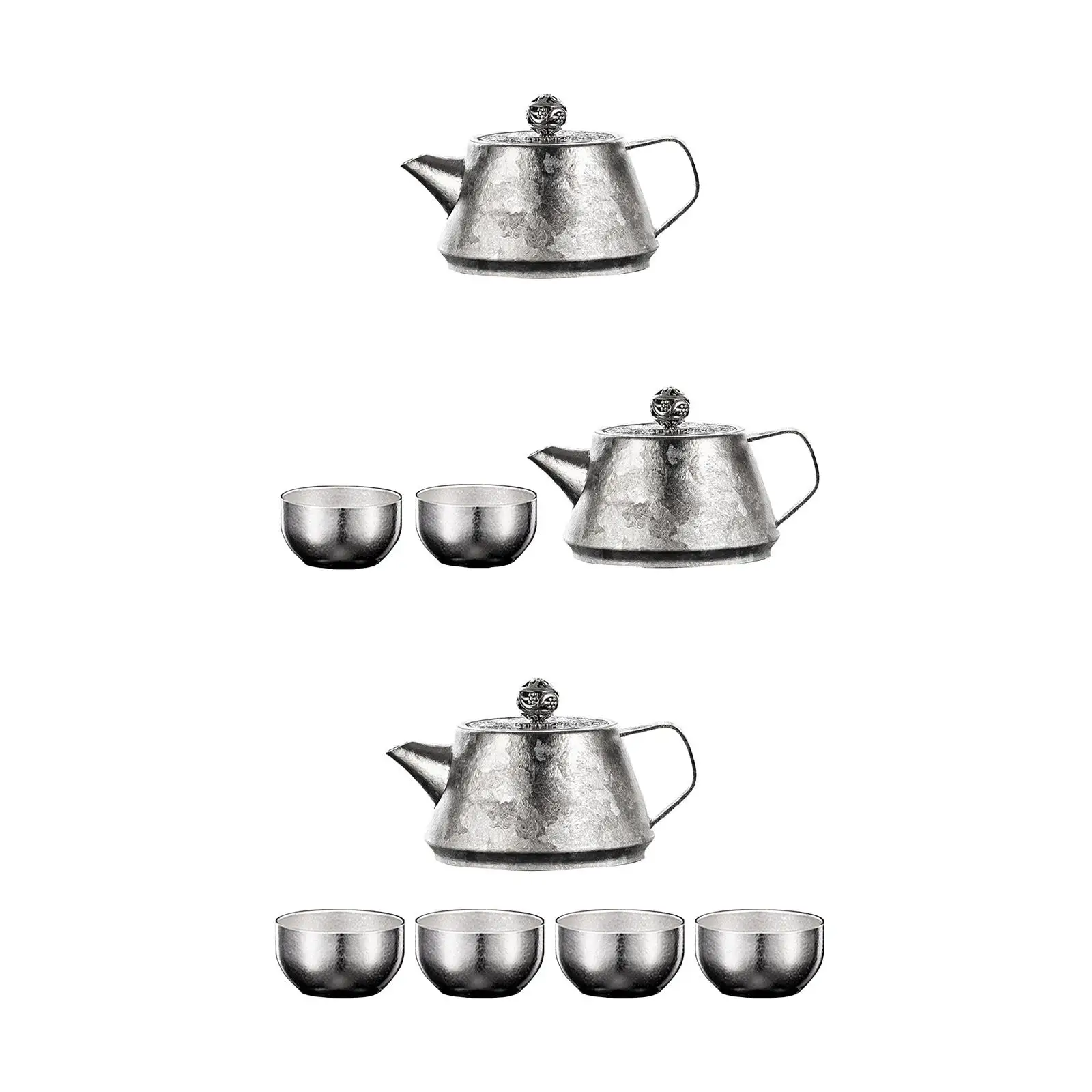 

Titanium Tea Pot Kung Fu Tea Kettle Tea Maker Tea Set Accessory Traditional Tea Set Teaware for Picnic Party Household Travel