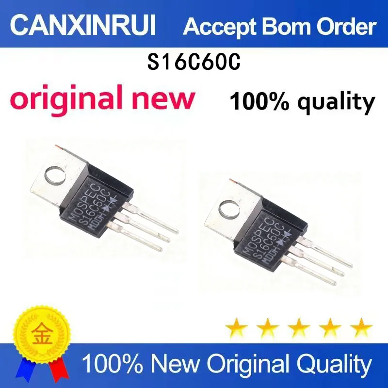 (5-100 Pieces) New Schottky diode S16C60C direct insertion TO-220