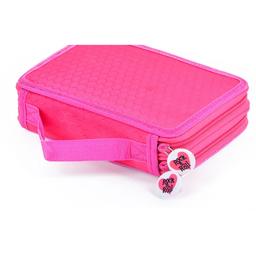 

Colored Pencil Case 32 Slots Compact Pencil Bag for Colored Watercolor Gel Pens and Ordinary Pencils Travel Stationery Organizer