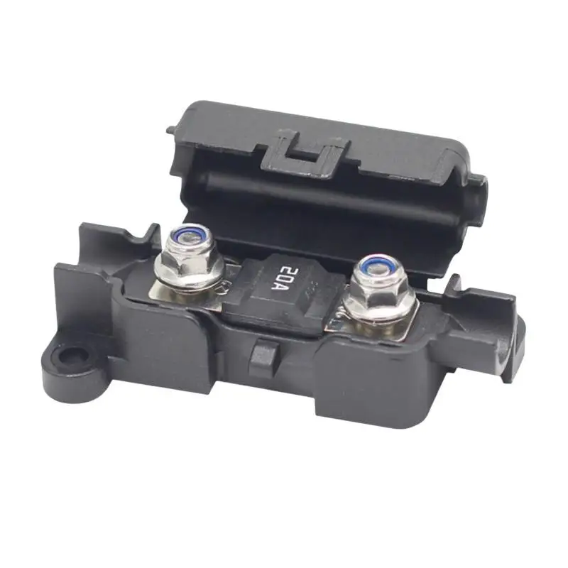 Einzelner Sicherungshalter mit Einfach zu Installierender Abdeckung 32V-125V Stromkreisschutzblock für DIY-Automobilprojekte – Detail 6