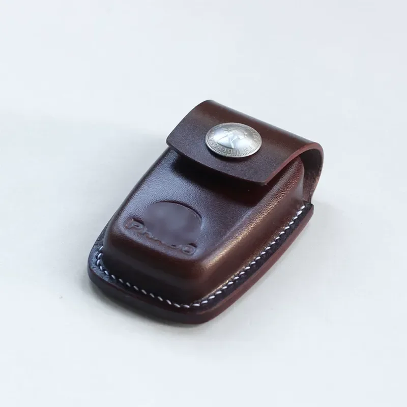 for HJKL for Toyota Crown Prado New Saina Key Case Handmade Shaped Vegetable Tanned Leather Key Cover