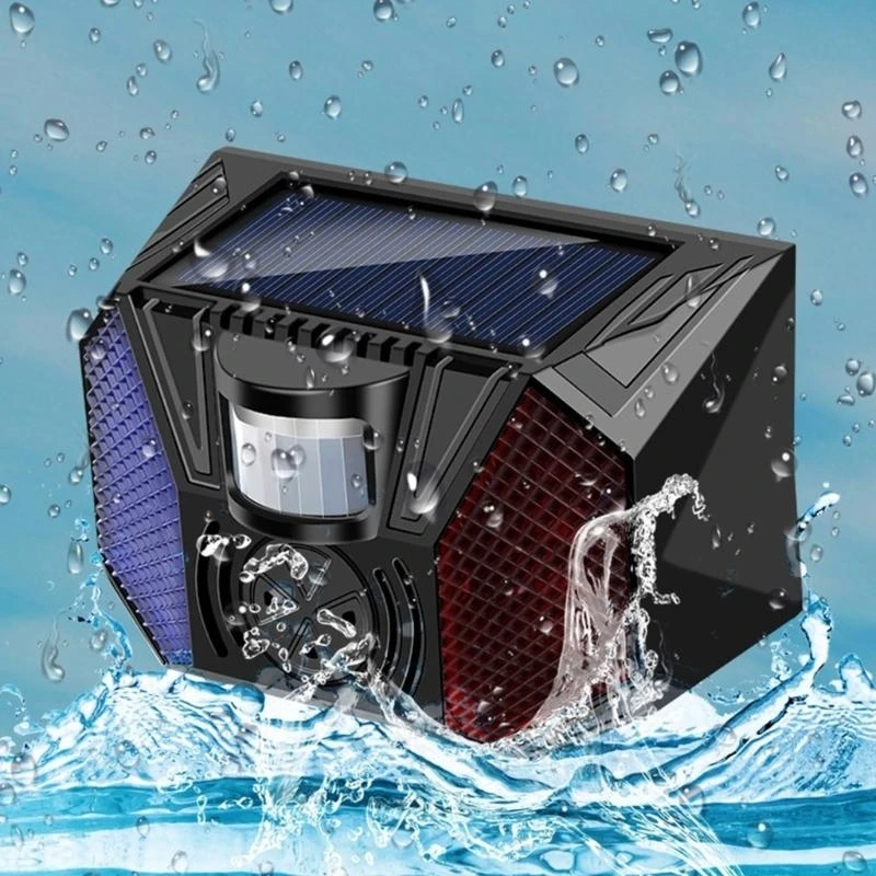 J0MB Solar Powered Security Alarm Systems For Home Farm Outdoor Property Safety