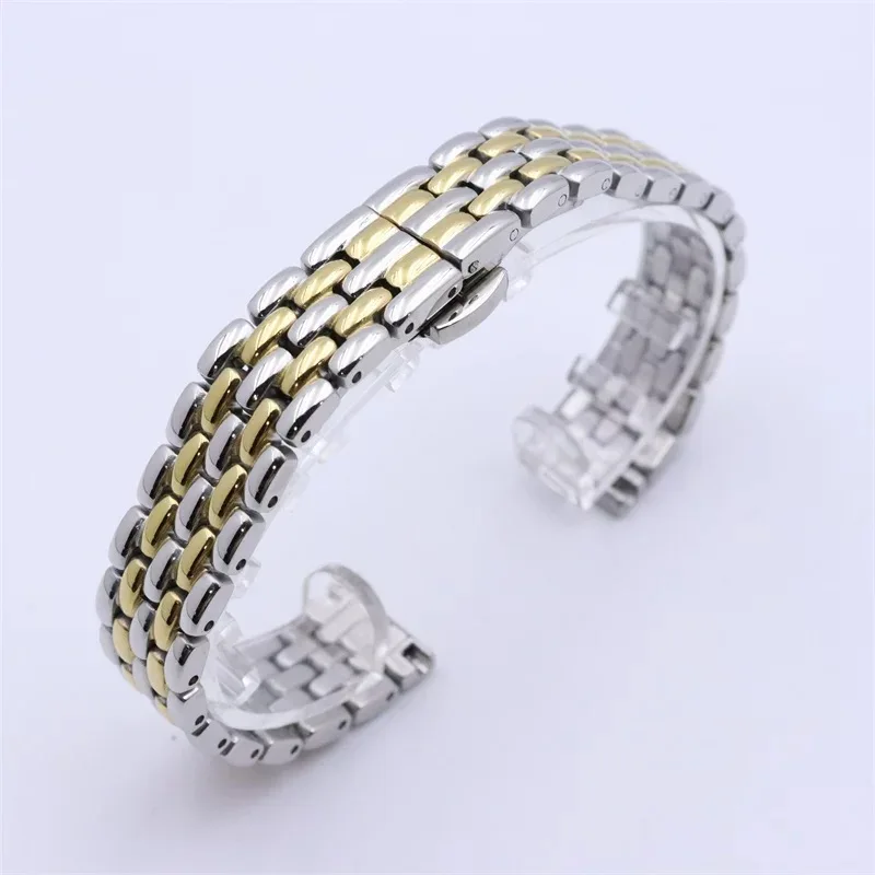 10mm 12mm 14mm 16mm Edelstahl-Uhrenarmband für Damen in Silber, Gold, Schwarz, Roségold, passend für jede Marke – Detail 7