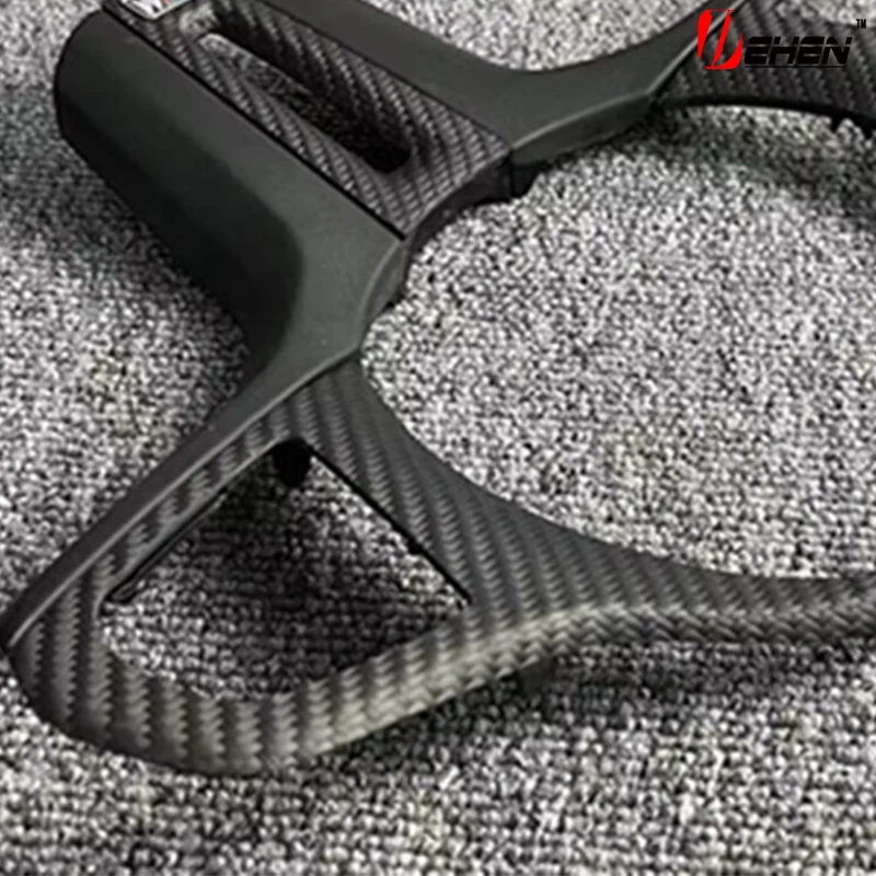 Suitable for BMW steering wheel cover 3 series 5 series G20 G30 G01 G08 modified MP carbon fiber hollow cover