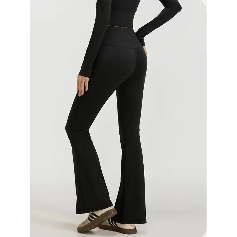 

Fashion Flared Yoga Pants S 41950 Bell Bottoms Women's Summer Wear Casual Comfortable Breathable Trendy Set Student Uniform