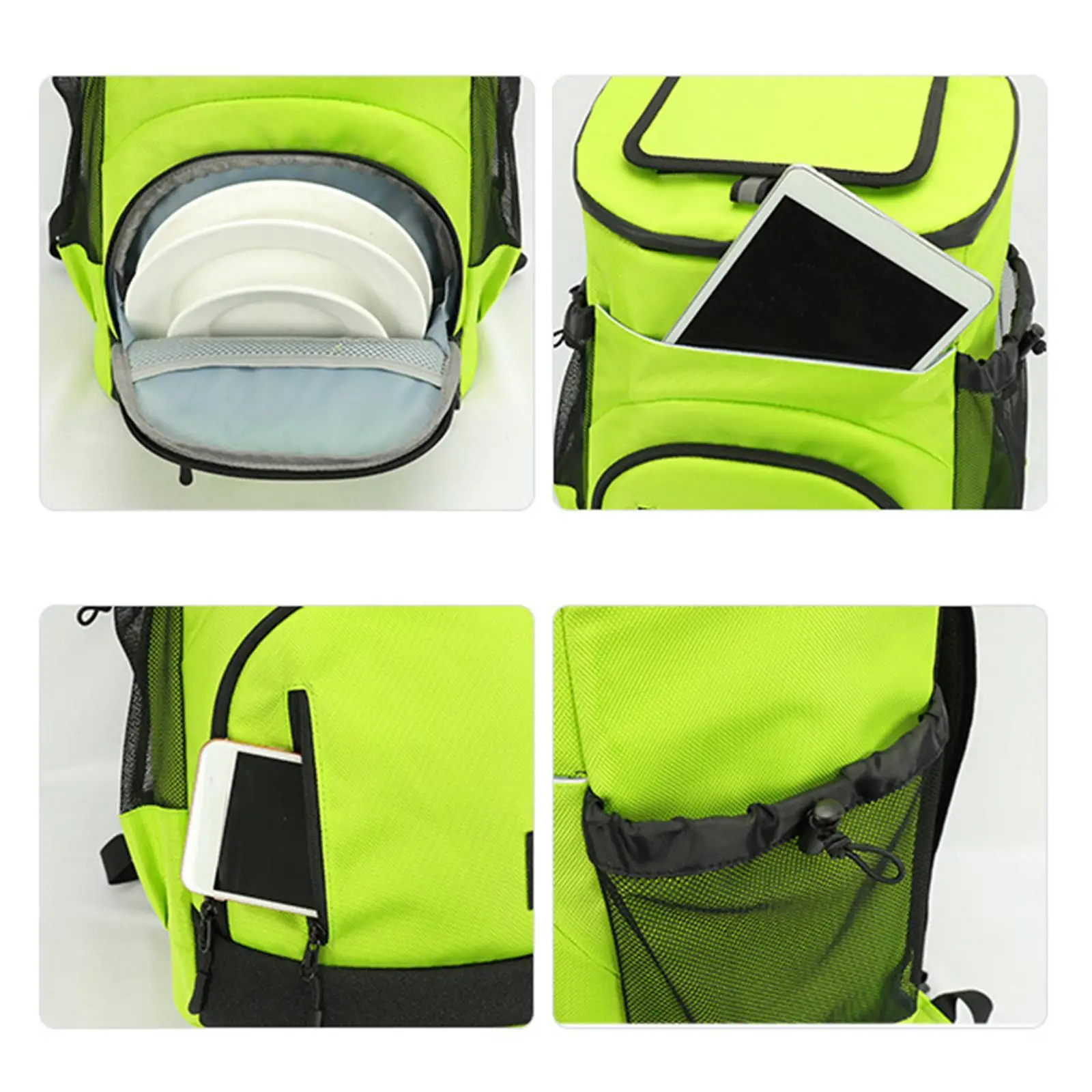 Borsa termica da Picnic zaino bottiglia di vino borsa termica da Picnic borsa da trasporto gialla