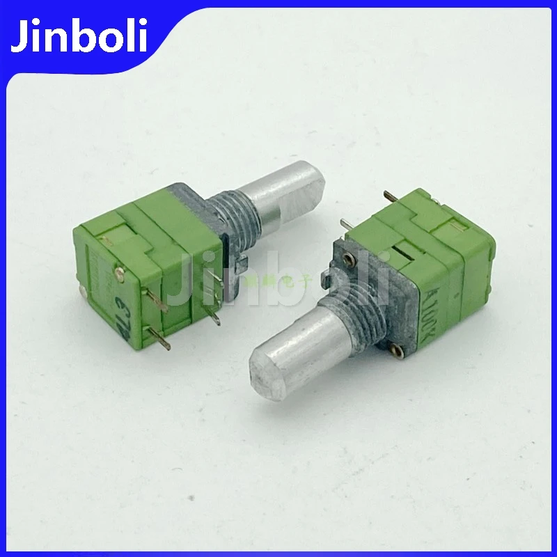 Altavoz individual A100K de 5 pines con interruptor, potenciómetro de volumen, amplificador de Walkie Talkie, eje D de 15mm, 2 uds.