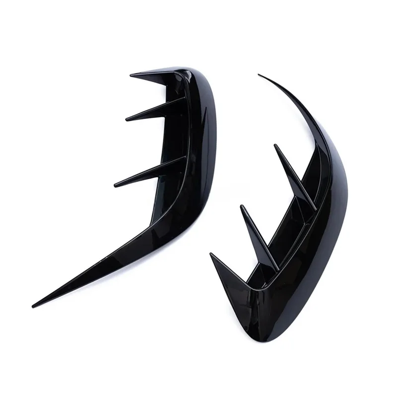 

Reliable For Mercedes Benz C Class W206 2022-2024 Air Outlet Cover Side Splitter Spoiler Rear Bumper Trim Accessories Black