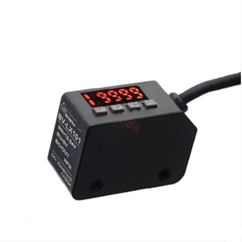 LX-101 Color Code Photoelectric Switch Color Sensor Intelligent Label Deviation Correction Color Separation Positioning Sensor