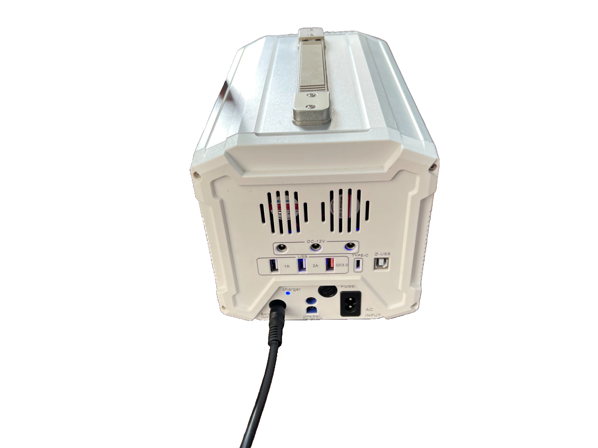 Solar generator lithium battery portable charging power source solar power station