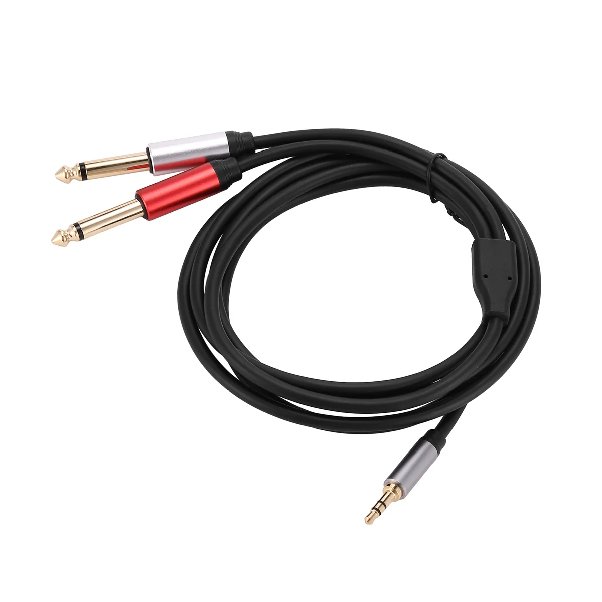 TCE 3,5 мм на двойной адаптер 6,5 мм Аудиокабель 3,5–6,5 AUX Шнур 3,5-разветвитель Jack для гитарного микшера Усилитель басов