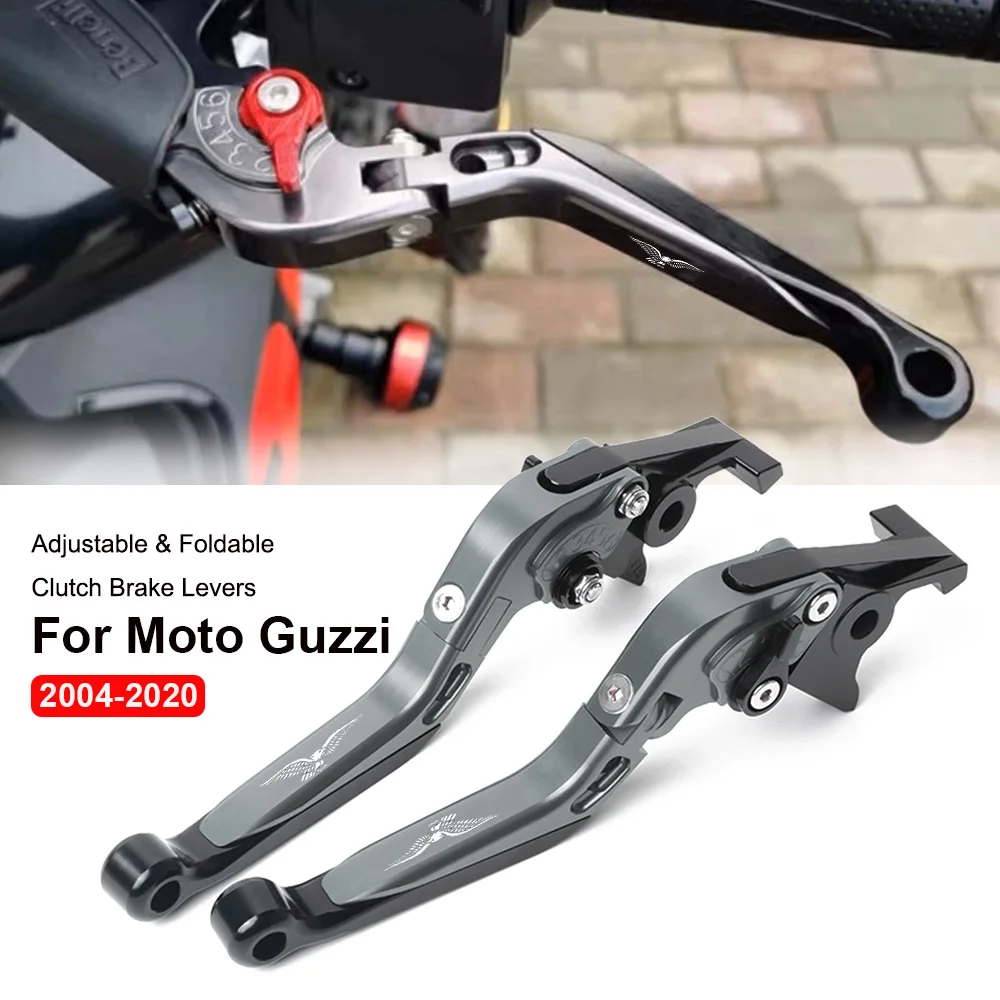 For Moto Guzzi V7 Milano/Carbon Classic/Stornello Racer Stone/Special, BREVA 750 V9 Bobber Motor Fold Extend Brake Clutch Levers