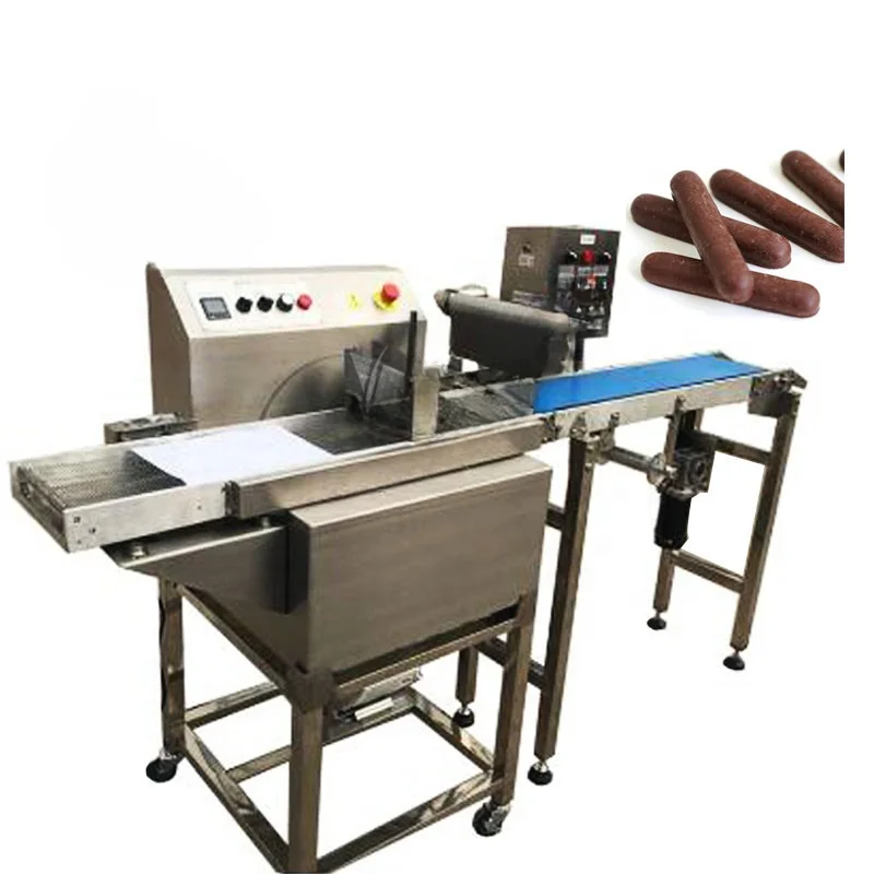 small chocolate enrober machine chocolate enrobing production line chocolate candy cooling tunnel