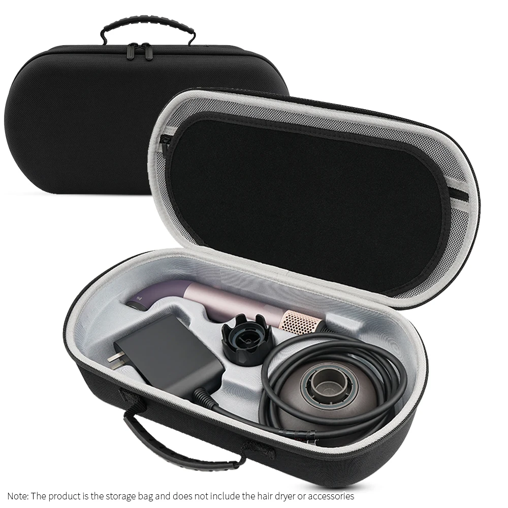 Borsa rigida in EVA per Dyson Supersonic r HD17 HD18 Scatola portaoggetti per asciugacapelli elettrico Custodia da viaggio portatile per asciugacapelli
