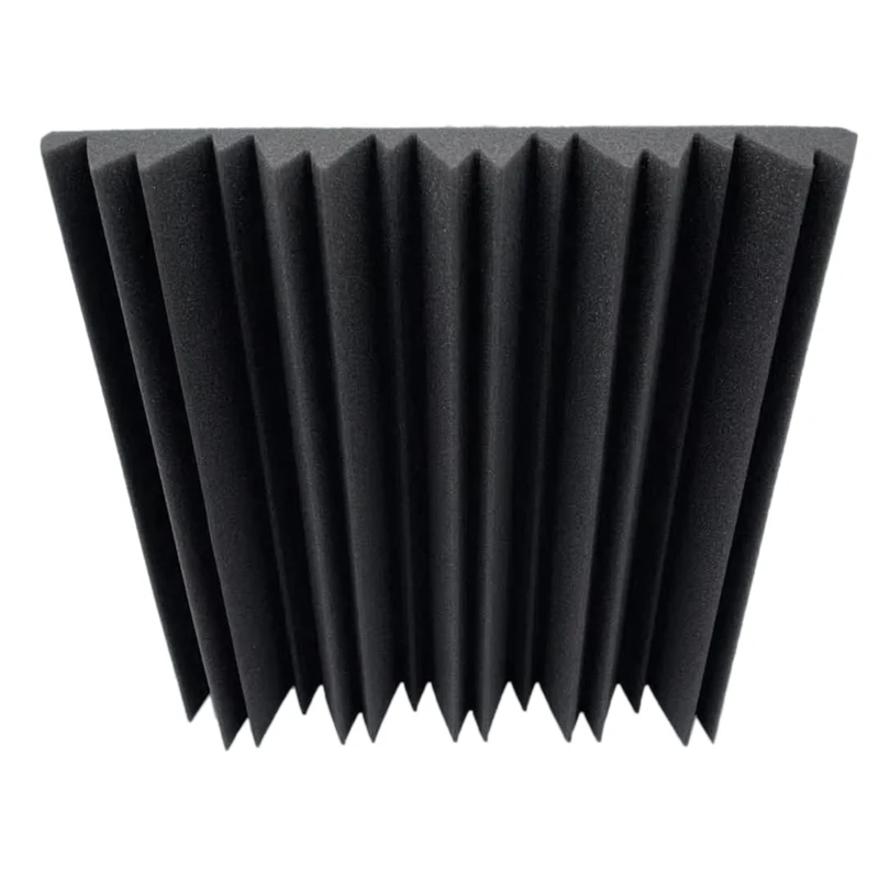 12Pcs Acoustic Foam Panels,2 Inchx12 Inchx12 Inch Foam Tiles With High Density Cancelling Foam For Recording Studios