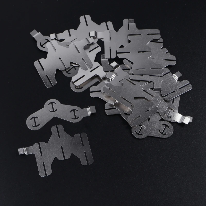 10Piece Nichel Strip Nichel Fogli Piatti 18650 Batteria Nichelato Acciaio Cintura Striscia Saldatura a punti Fogli di Dropship