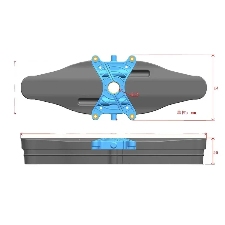 Kayak Motor With Fixing Parts For Penguin Pedal Fishing Boat With Motors Electric Hand Control Electric Thruster With Propeller