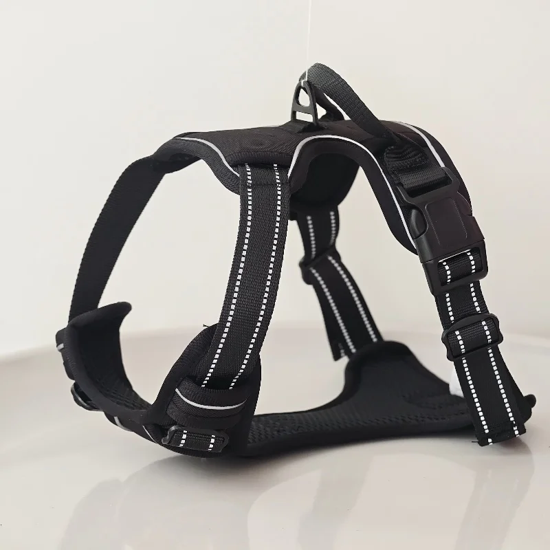 

Reflective Pet Harness No Pull Escape Proof Adjustable Escape Proof Easy Walk Dog Accessories for Small Medium Large Dogs 강아지