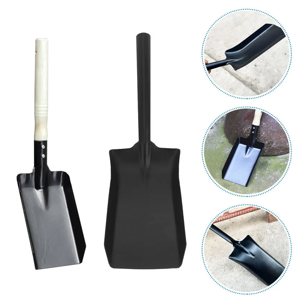 2Pcs Iron Mini Flower Shovel Heavy Duty Garden Shovel Replacement Head for Outdoor Gardening Planting Soil Loosening Ice
