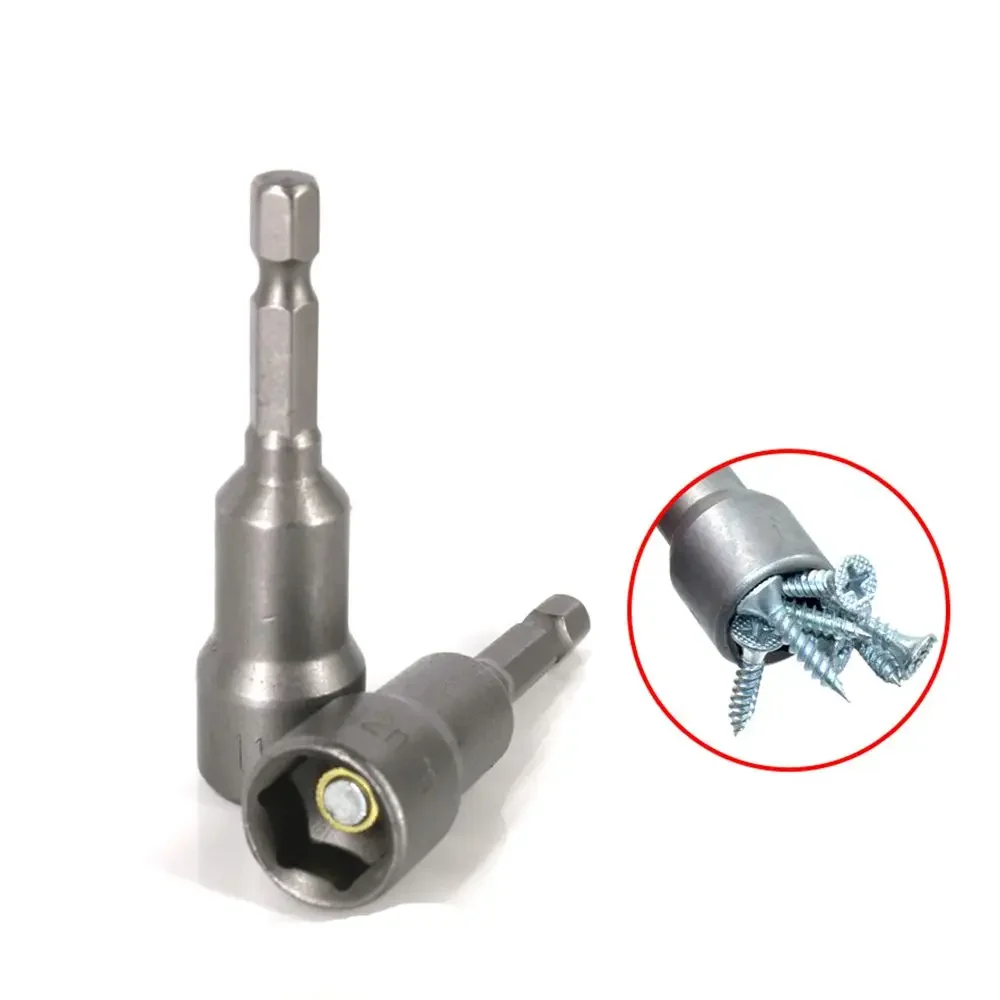 Imagem -02 - Kit Soquete de Impacto para Brocas Elétricas Chave de Fenda Porca Conjunto de Chave Hexagonal Adaptador de Broca Porca Magnética 46 Mm19 mm