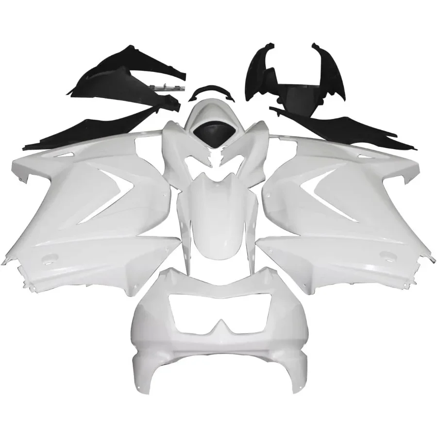 

Неокрашенный комплект кузова обтекателя мотоцикла для моделей Kawasaki Ninja 250 EX250 20082012, с предварительно просверленными отверстиями, литой АБС-пластик