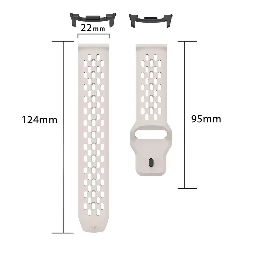 حزام رياضي قابل للتنفس لساعة سامسونج جالاكسي 8 40 مللي متر 44 مللي متر سوار معصم من السيليكون الناعم لساعة جالاكسي 8 الكلاسيكية 46 مللي متر باند كوريا