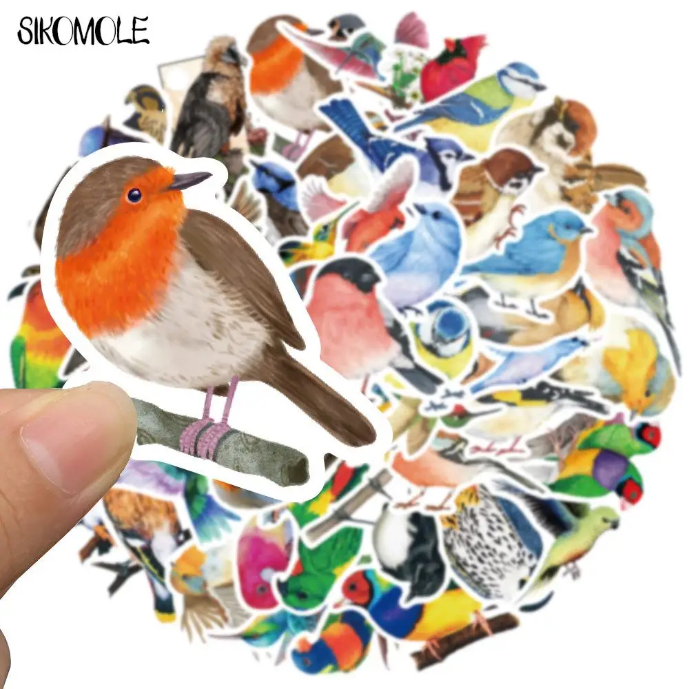 10/30/50PCS Cartoon Little Bird Stickers Pretty Owl Graffiti Kawaii DIY Toys Skateboard Diary Laptop Decals Pegatinas Sticker F5