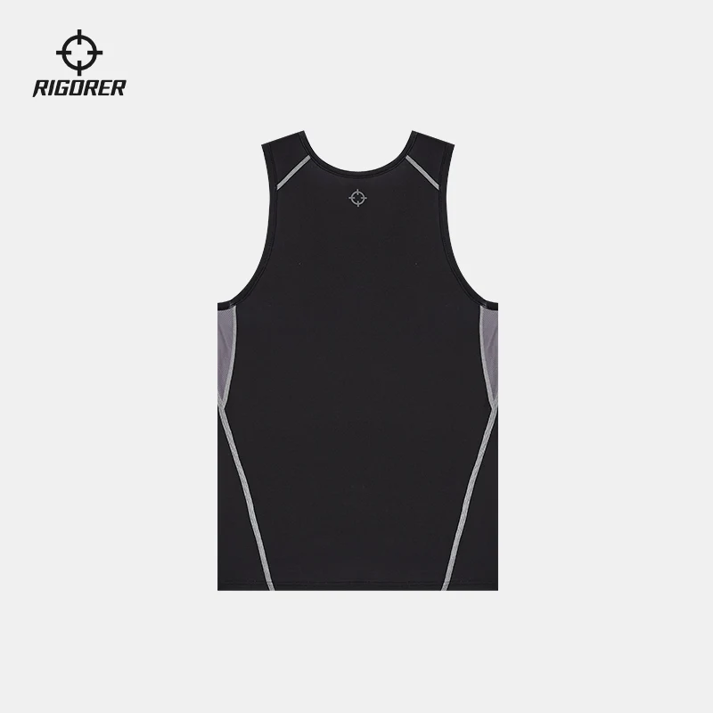 RIGORER  Compression Vest Men Sports Basketball Training Running Breathable Quick drying Tight Fitness Clothes