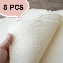 5 pezzi di stoffa da monaco kit da ricamo fai da te tessuto da cucito in cotone punzonatrice ago accessorio forniture artigianali artigianali fatte a mano