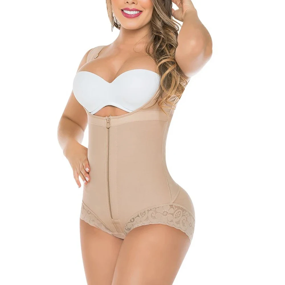 

Butt Lifter Shapewear Women Triangle Conjoined Body Girdle Sleeve Armchair and Panty Women's Chest Filling Shaping Postpartum