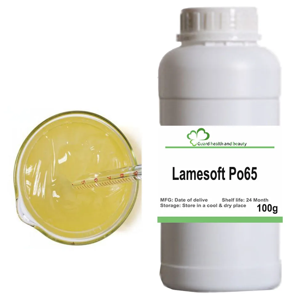 

Cosmetics Ingredients Lamesoft Po65 Bio Lipid Glycoside and Glycerol-Oleic Acid Moisturizing