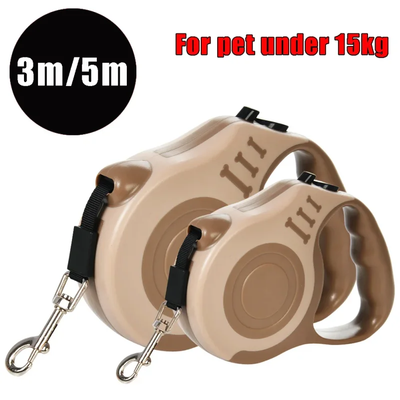 

3 Meters 5 Meter Retractable Pet Dog Leash for Small Big Dogs Hiking Walking Traction Rope French Bulldog Chihuahua Accessories